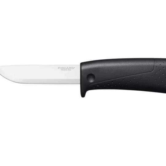 Fiskars Builder's knife+sharpener kés
